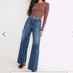Madewell wide leg jeans